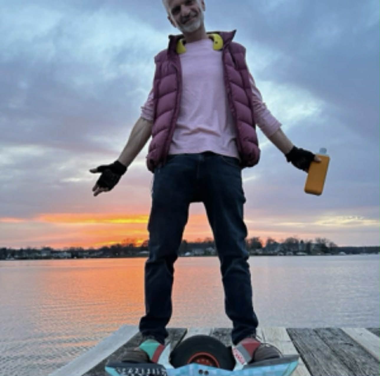 Dog running at full stride